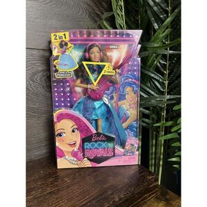 Barbie Rock 'N Royals Erika 2-in-1 Princess Rock Star Doll CKB58. NIB!